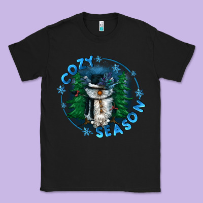 Cozy Season Classic Tee Designed By Cowgirlartshop