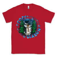 Red cozy season Classic Tee - CowGirlArtShop