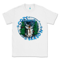 White cozy season Classic Tee - CowGirlArtShop