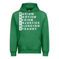 Emerald resist   political resistance Urban Hoodie - baoMotion