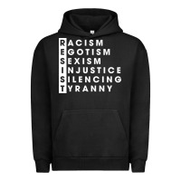 Pigment Black resist   political resistance Urban Hoodie - baoMotion
