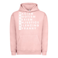 Pigment Salmon resist   political resistance Urban Hoodie - baoMotion