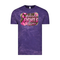 Cloud Purple Nobody fights alone Cancer Vintage Tee - FaDigitalArtStudio