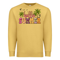 Antique Gold hello summer Premium Sweatshirt - JahusDesignShop