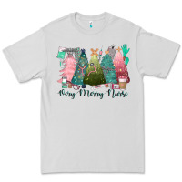 Dove Grey verry merry nurse Premium Tee - CowGirlArtShop
