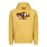 Antique Gold Hallowen Panda Premium Hoodie - LillyAllenDesigns