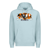 Blue Mist Hallowen Panda Premium Hoodie - LillyAllenDesigns