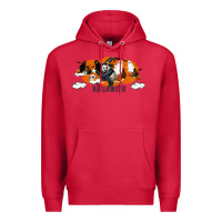 Cardinal Hallowen Panda Premium Hoodie - LillyAllenDesigns