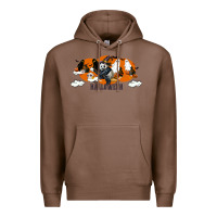 Chestnut Hallowen Panda Premium Hoodie - LillyAllenDesigns