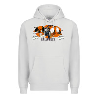 Dove Grey Hallowen Panda Premium Hoodie - LillyAllenDesigns