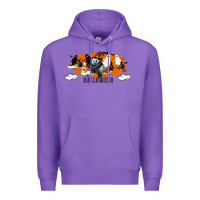 Purple Hallowen Panda Premium Hoodie - LillyAllenDesigns