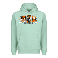 Seafoam Hallowen Panda Premium Hoodie - LillyAllenDesigns