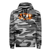 Slate Camo Hallowen Panda Premium Hoodie - LillyAllenDesigns