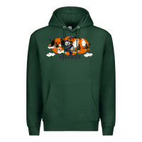 Sports Green Hallowen Panda Premium Hoodie - LillyAllenDesigns