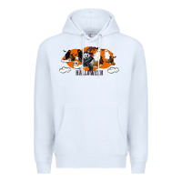 White Hallowen Panda Premium Hoodie - LillyAllenDesigns