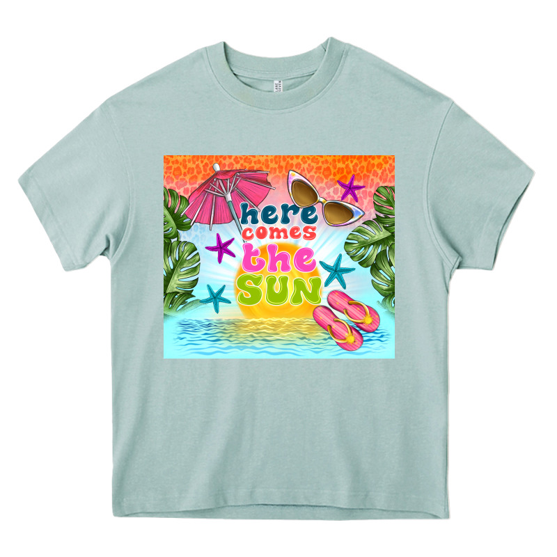 Here Comes The Sun Heavy Core Tee by TumblerDesignByShophia | Teevron