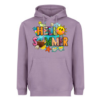 Lavender hello summer Heavyweight Hoodie - JahusDesignShop