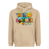 Mushroom hello summer Heavyweight Hoodie - JahusDesignShop