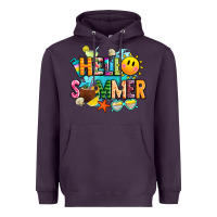 Plum hello summer Heavyweight Hoodie - JahusDesignShop