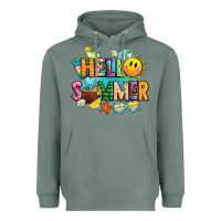 Sage hello summer Heavyweight Hoodie - JahusDesignShop