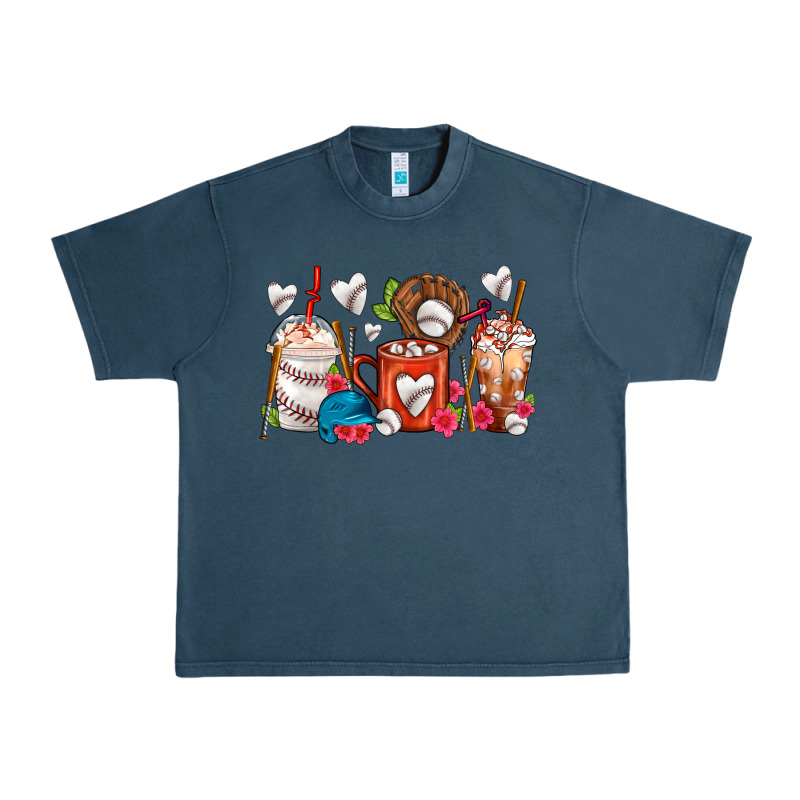 Baseball Coffee Cups Urban Heavy Tee by FaDigitalArtStudio | Teevron