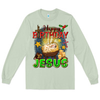 Matcha happy birthday jesus Long Sleeve Tee - FaDigitalArtStudio