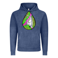 Vintage Denim halloween ghost teardrop Vintage Hoodie - BundleAndBundleShop