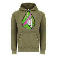 Vintage Olive halloween ghost teardrop Vintage Hoodie - BundleAndBundleShop