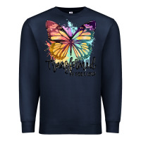 Navy transformed by god's love Premium Sweatshirt - JahusDesignShop