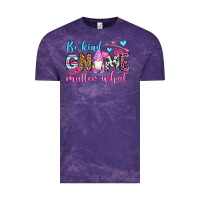 Cloud Purple be kind gnome matter what Vintage Tee - OliviaCreatesArt