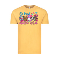 Vintage Mustard be kind gnome matter what Vintage Tee - OliviaCreatesArt