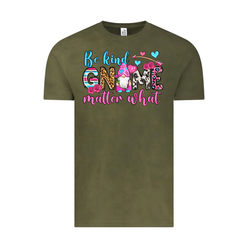 Be Kind Gnome Matter What Vintage Tee by OliviaCreatesArt | Teevron