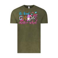Vintage Olive be kind gnome matter what Vintage Tee - OliviaCreatesArt