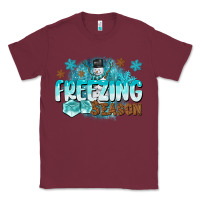 Burgundy freezing season Classic Tee - CowGirlArtShop