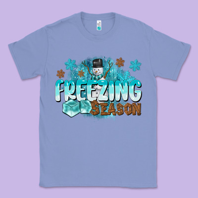Freezing Season Classic Tee Designed By Cowgirlartshop
