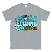 Heather Grey freezing season Classic Tee - CowGirlArtShop
