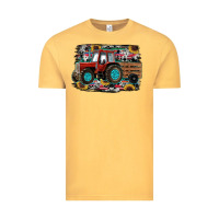 Vintage Mustard western tracktor Vintage Tee - RanaPortraitStore