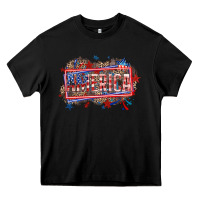 Black America Heavy Core Tee - HowdyJamesFarm