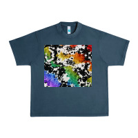 Midnight Navy rainbow pride cowhide tumbler Urban Heavy Tee - FaDigitalArtStudio