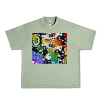 Oil Green rainbow pride cowhide tumbler Urban Heavy Tee - FaDigitalArtStudio