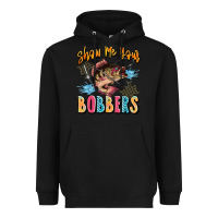 Black show me your bobbers Heavyweight Hoodie - JahusDesignShop