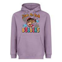 Lavender show me your bobbers Heavyweight Hoodie - JahusDesignShop
