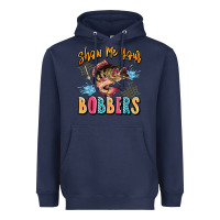 Navy show me your bobbers Heavyweight Hoodie - JahusDesignShop