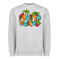 Heather Grey puerto rico Heavyweight Sweatshirt - AdoDesignShop