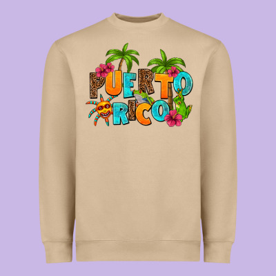 Puerto Rico Heavyweight Sweatshirt Designed By Adodesignshop