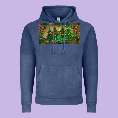 Merry Christmas License Plate Vintage Hoodie Designed By Bundleandbundleshop