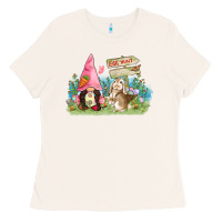Bone Easter gnome and rabbit egg hunt  Easter Day Ladies Tee - CowGirlArtShop