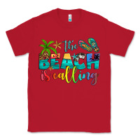 Red the beach is calling Classic Tee - Artiststas