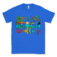 True Royal the beach is calling Classic Tee - Artiststas