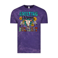 Cloud Purple adulting is some bullshit Vintage Tee - OliviaCreatesArt